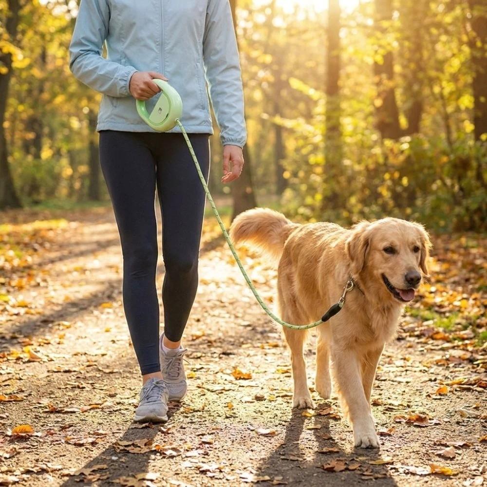 Anti-Slip Handle Pet Traction Rope Reflective Pet Walking Rope Automatic Dog Leash Outdoor Walking