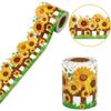 10m Bulletin Board Borders Flowers Classroom Blackboards Flowers Border Trim Decoration for Poster Boards Decoration