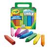 Crayola Water-Removable Jumbo Chalk for Outdoor Use, 24 Colors, 512024, Authentic