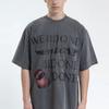 WE11DONE Washed Logo T Shirt WD-TT8-20-107-U-CH