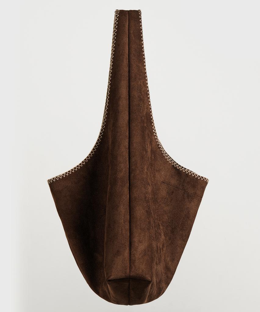 Smithw Suede Breeze Bag (Dark Brown)