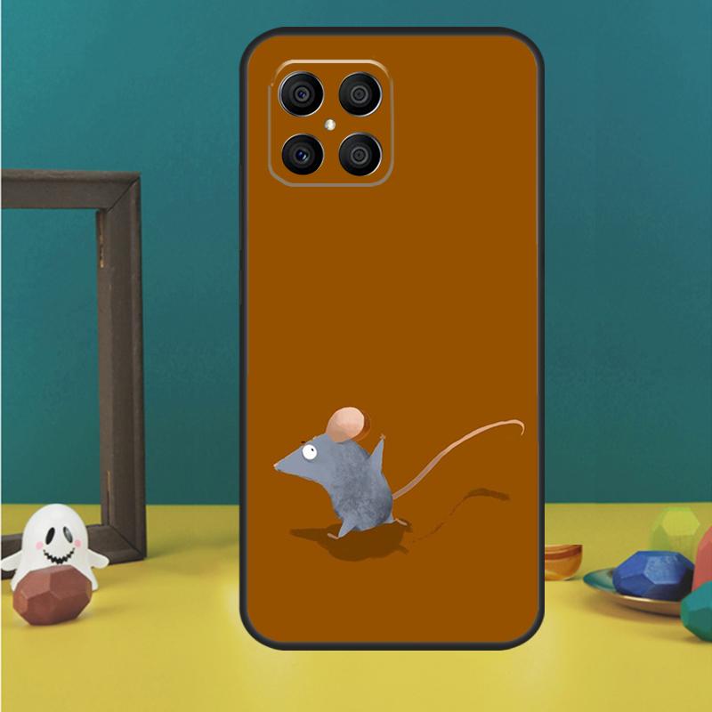 Mouse Rat Phone Case For Huawei P40 Lite P50 P30 P20 Pro Nova 9 5T Honor X9 X8 X7 50 Back Cover