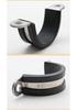 304 Stainless Steel Saddle Clamp with Rubber Strip - Pipe Support and U-Bolt Hose Clip