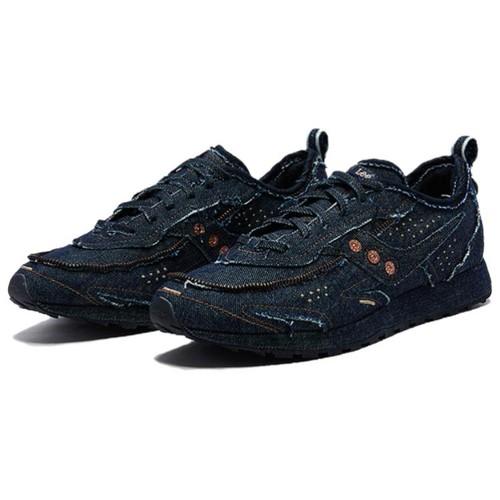 Lee X Saucony Trainer 80 Running Shoes Unisex Denim Blue - S79070-11