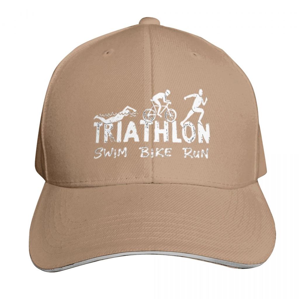 Triathlon Schwimmen Radfahren Laufen Athlet Kappe Mode Lässig Baseballkappen Verstellbarer Hut Hip Hop Sommer Unisex Baseballkappen