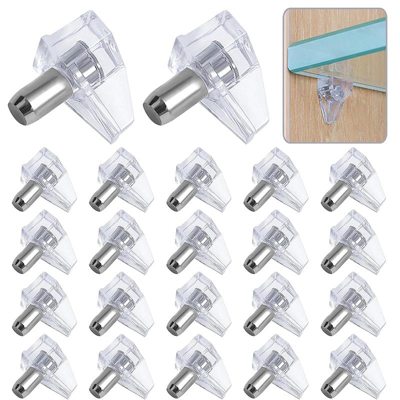 50/100Pcs Clapboard Layer Support Pins/Plastic Cabinet Shelf Support Peg/Fixing Partition Pin Holder/Shelves Support Pegs Pins