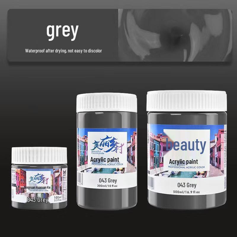 Meibang Qifu 100ml Waterproof Fade-Resistant Acrylic Paint for Hand-Painted Wall & Outdoor Graffiti. 100ml Beautiful Countryside