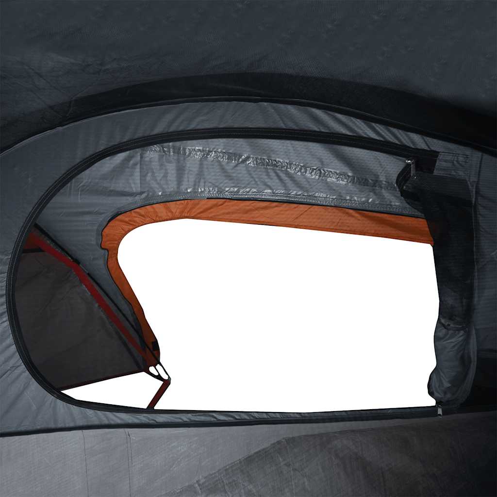 Dome Camping Tent for 1 Person Orange Waterproof