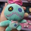 15/22cm Disney Scrump Plush Toys Pendant Cartoon Lilo and Stitch Plush Toys Soft Stuffed Kawaii Green Doll Xmas Gift For Boys