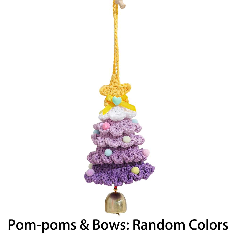 

Handmade Mini Knitting Ornament Crochet Car Interior Hanging Decor Creative Diy Swing Animal Duck Handmade Weaving Birthday Gift