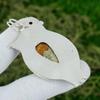 925 Silver Polychrome Jasper Stone Mozambique Garnet Artisan Ethnic Boho Pendant