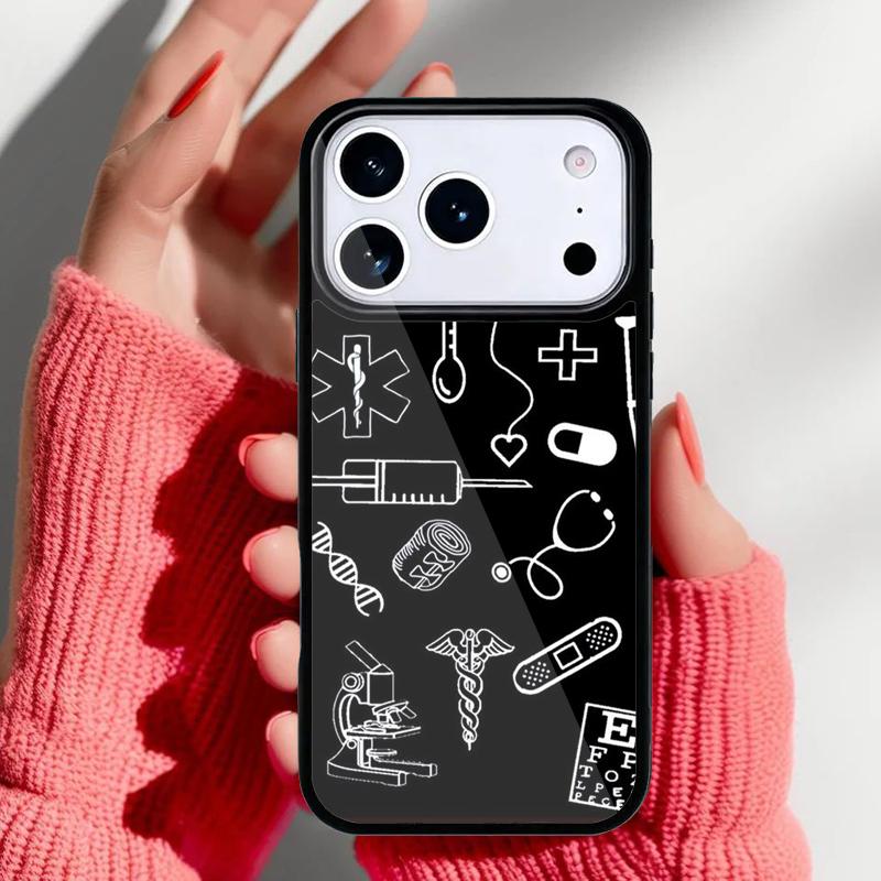 Medicine Nurse Doctor Dentist Phone Case for iPhone 17 Air 16e 15 14 13 Pro Max Back Cover for 12 11 Pro Coque