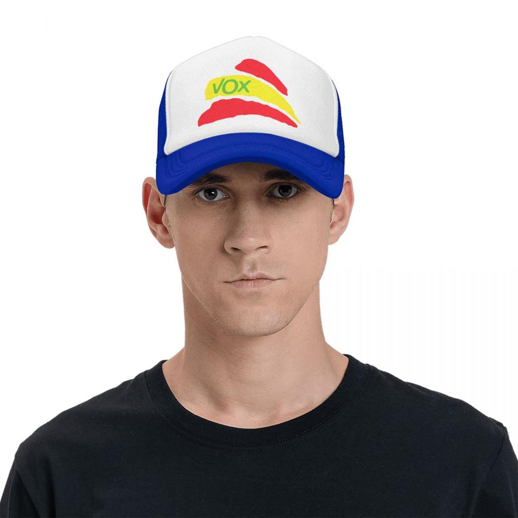 Vox Kšiltovka Trucker s španělskou vlajkou Outdoorová Dámská Unisexová Nastavitelná Španělsko Politická strana Baseballová čepice Letní klobouky Baseballová čepice