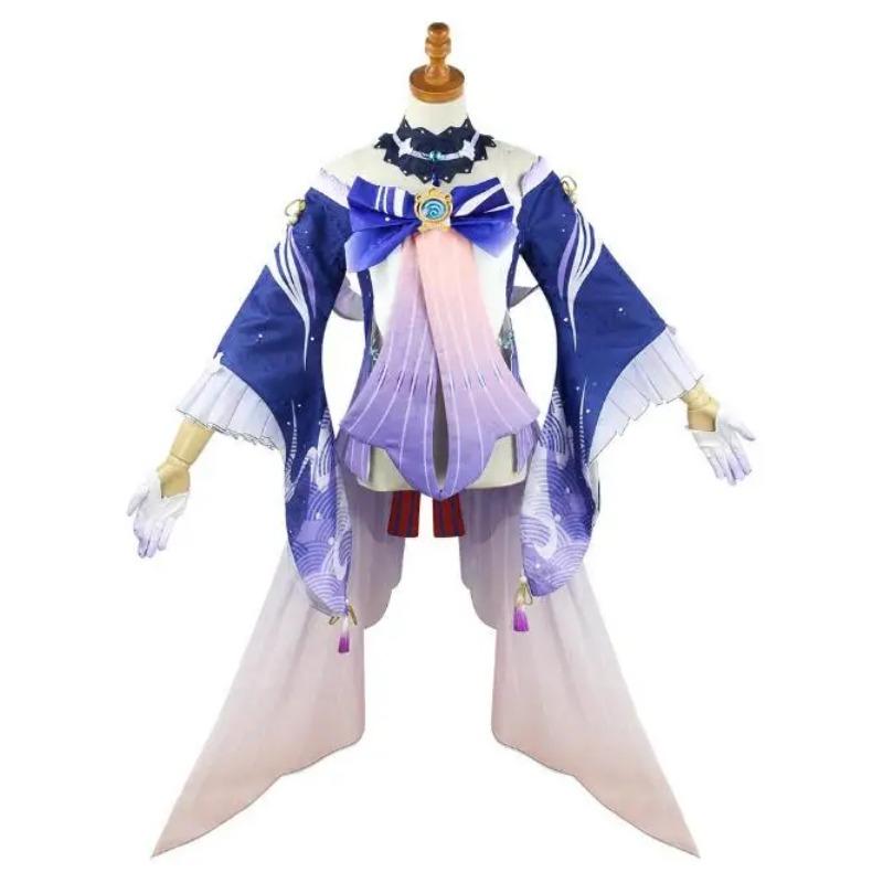 

Игра Сангономия Кокоми Жемчужина Мудрости Косплей Китайский Стиль Аниме Костюм Парик Наклейка Полный комплект Костюм для Хэллоуина и Рождества XXXL бежевый