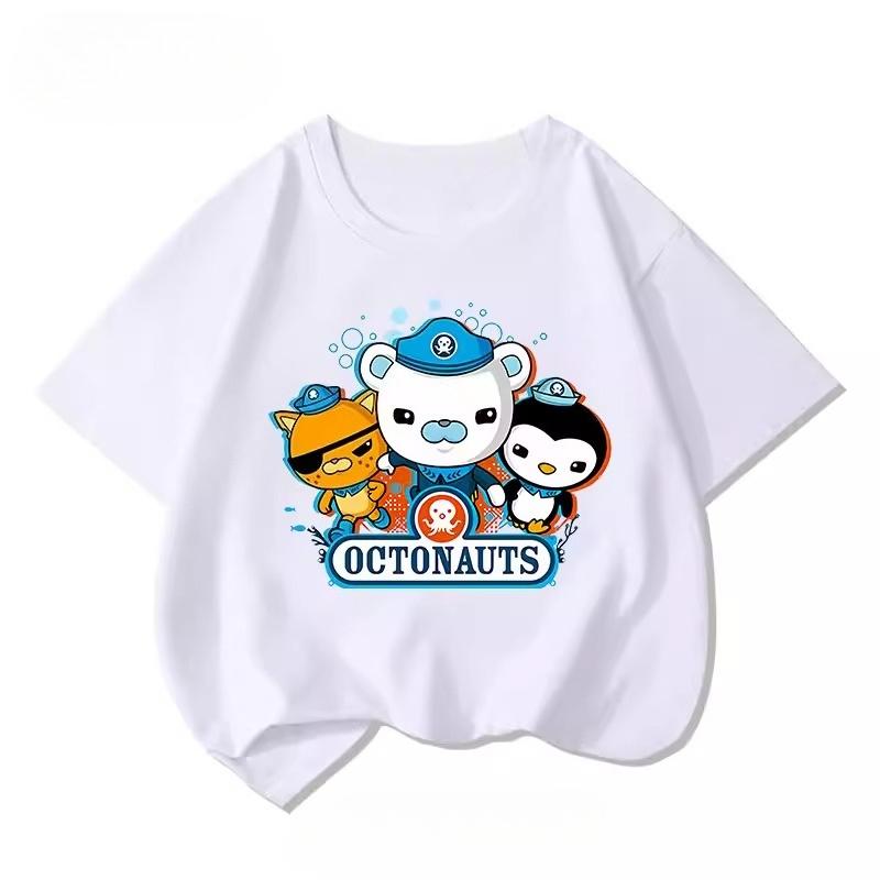 New Summer Style Comfortable and Breathable Children s T-Shirt Potdemiel Octonauts Rescue Team Children s T-Shirt 100