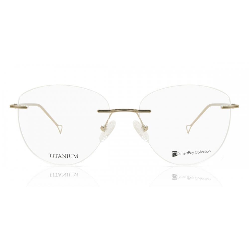Rimless Oval Gold SmaRtbuy Collection Daria Rt 0036 C1 Fashion Unisex Eyeglasses