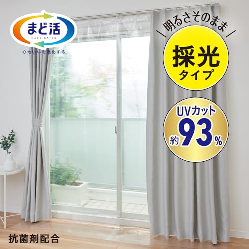 R(R) Window Insulation Screen, Transparent, UV Protection, 145cm, 100 x 145cm, Light Transmission, UV Protection, Hook Mount, 2 Panels, HN-511