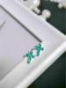 All-Copper Rhinestone Cross Stud Earrings for Women