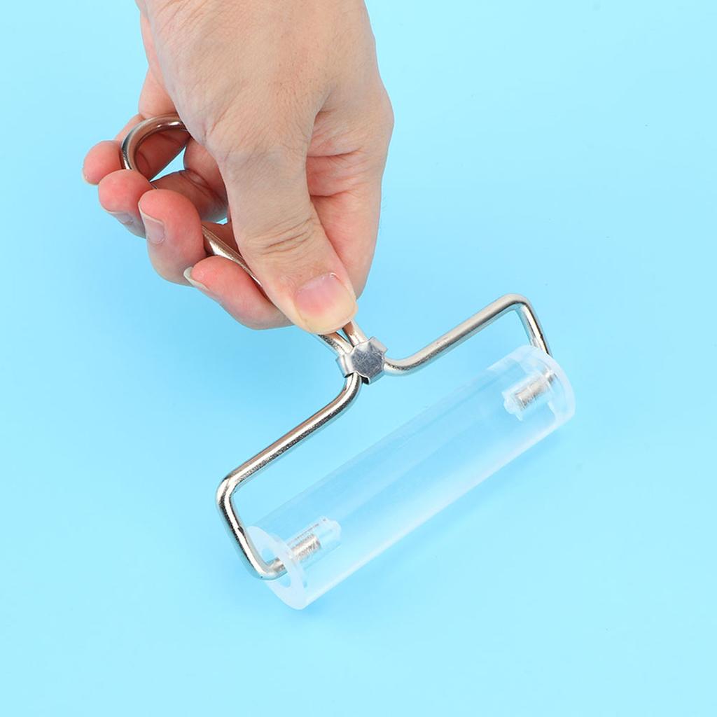 Acrylic Polymer Clay Metal Handle Rolling Pin Roller Art Clay Sculpture Hand Tool