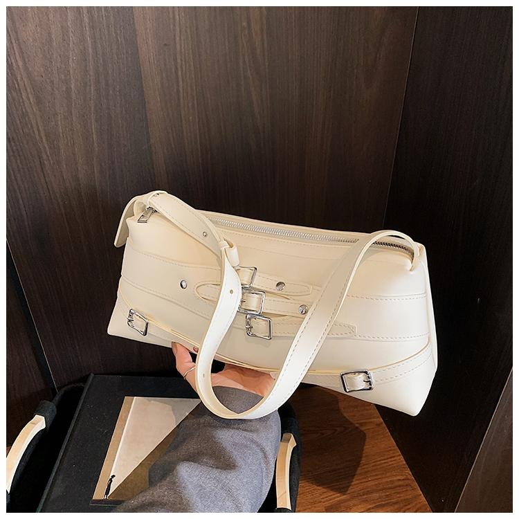 Persalized Solid PU Design Ladies Shoulder Bag 2026 Fashi Sweet Trend Stick Handbag Commuter Versatile Single Shoulder Bag