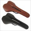 Comfortable PU Leather Bike Saddle Mountain Road Bicycles Unisex Cycling Seat With Steel Rail