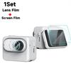2set Tempered Glass HD for Insta 360 GO 3 Screen Protector and Film Camera Lens Film Anti-scratch Film for GO3 Case Accessories