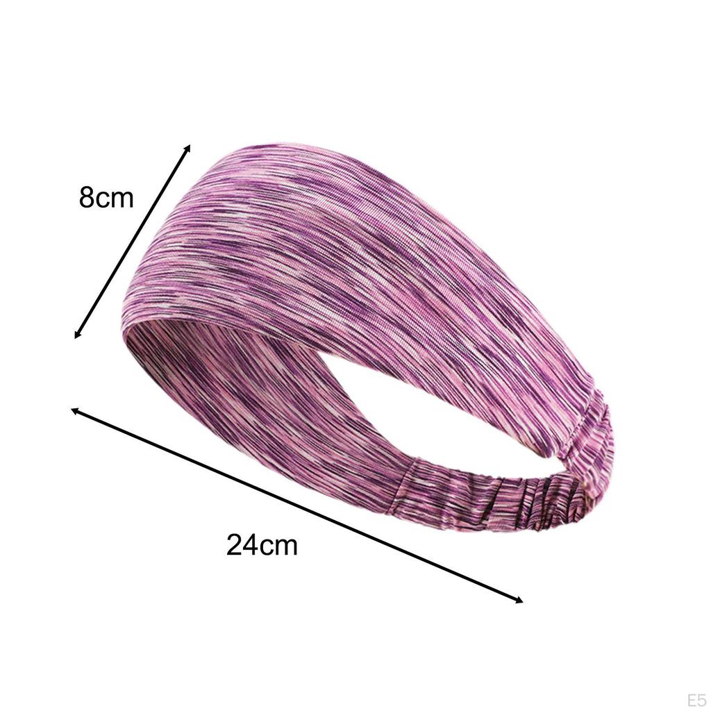 Fascia per Capelli Fitness Fascia Antisudore Portatile Palestra Domestica Larga Fascia per Capelli Forniture Yoga Fascia per Capelli Fascia per Capelli per