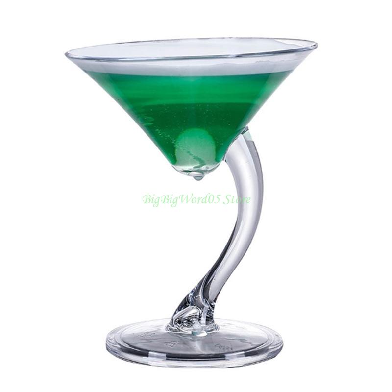 24TE Wine Cups Martinis Cups Acrylic Wine Cups Cocktails Mugs for Bar Restaurant