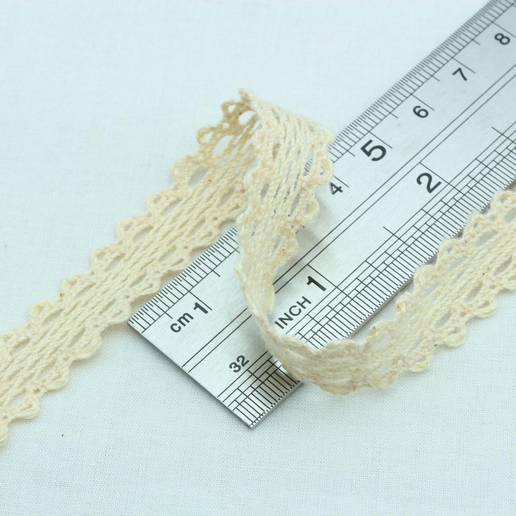 Cotton Thread Woven Hollow Pure Cotton Lace Accessories Decorative Handmade Diy Tablecloth Curtain Fabric Cotton Thread Lace Edge