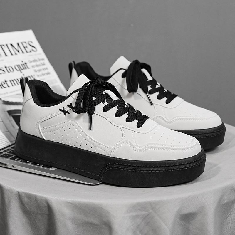Four Seasons New Men's Board Shoes Work Casual Shoes Thick Soles Wear-resistant Anti-slip Retro Men's Shoes shoes for men