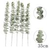 5/10Pcs Artificial Eucalyptus Leaves Green  Fake Plant for Wedding Decoration Garden Outdoor Home Decor Table Wreath Accessories