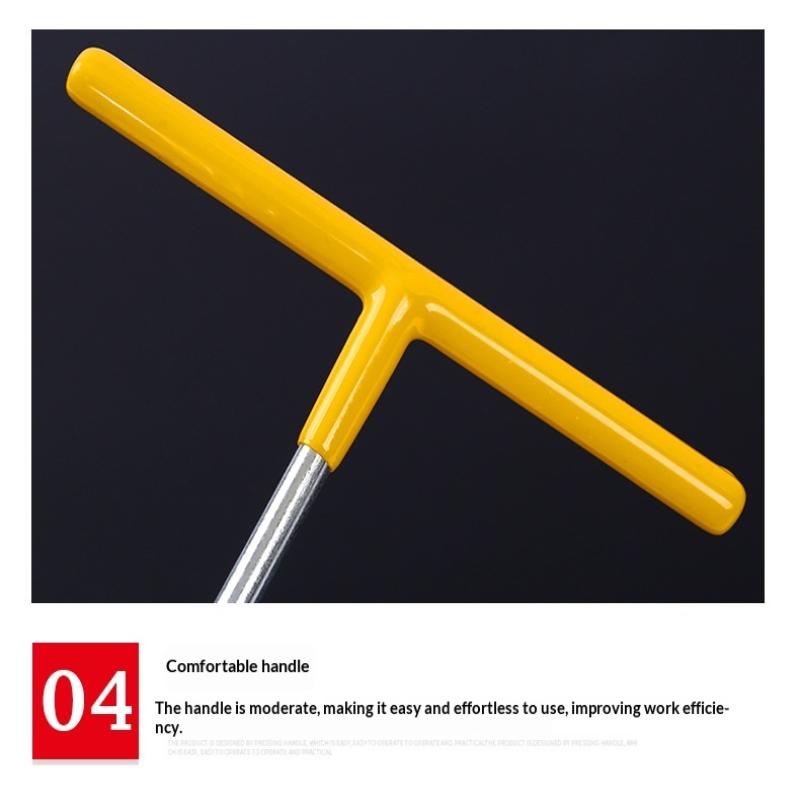 T-Type Socket Wrench Set, T-Shaped Extended Hex Wrench, Rubber-Coated Car And Motorcycle Tire Repair Tools
