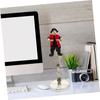 Abaodam Set of 4 Plastic Figure Stands, Display Racks, Model Figurine Shelves, Tabletop Stable, for Collectors