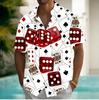 Men's Retro Style Short Sleeve Shirt, Spring Summer Casual Commute Vacation Blouse, Loose Casual Top