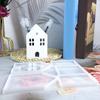 Desk Ornament Mould Silicone Mold for Miniature House Shaped Pen Holder Decoration Gypsum Mold Jewelry Making Supplies