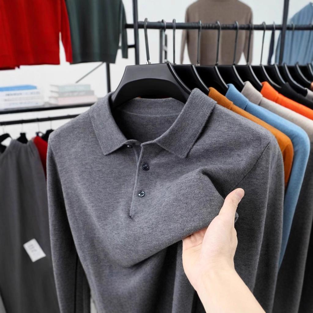 Men's Winter Lapel Collar Casual Top