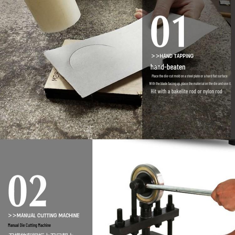 Handmade Leather Goods Die-Cutting Template with Japanese Steel Blade