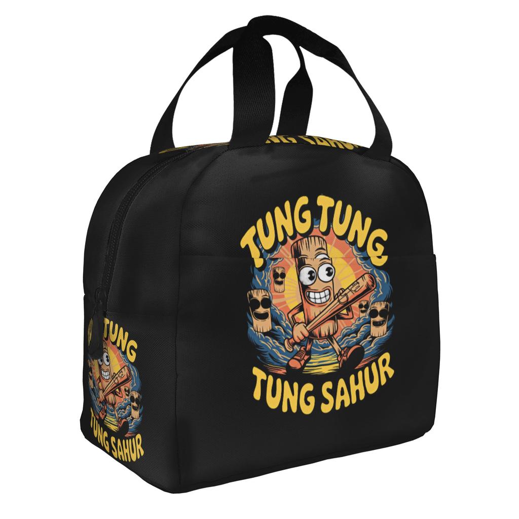 Italian Brainrot TRIPPI TROPPI Shrimpy Cat Insulated Lunch Bag for Camping Travel Resuable Cooler Thermal Lunch Box Women Men