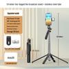 P180 Bluetooth Selfie-Stick: Handheld Stabilisator Stativ mit Fülllicht für Handy & Kamera.