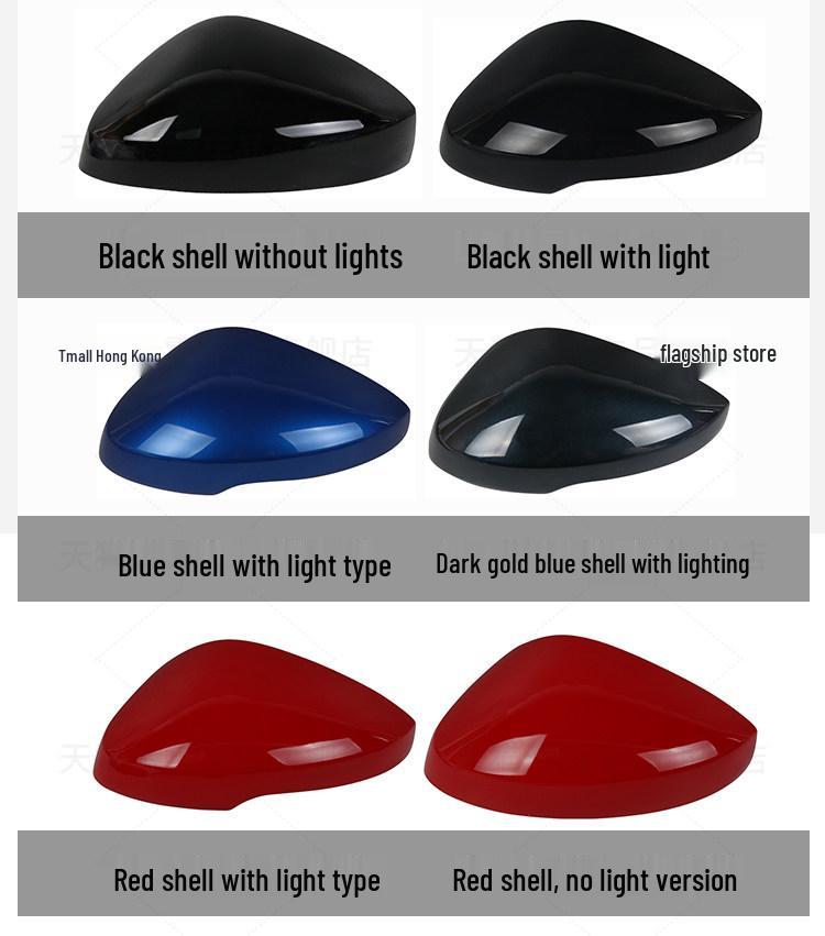 Honda Integra 11th Gen Civic Rearview Mirror Housing with Backup Camera, Lens, Frame, and Turn Signal Cover