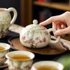 180ml Ru Kiln Ceramic Teapot Swallow Xishi Teapot Exquisite Tea Pot Can Raise Tea Ceremony Household Tea Maker Kungfu Tea Set