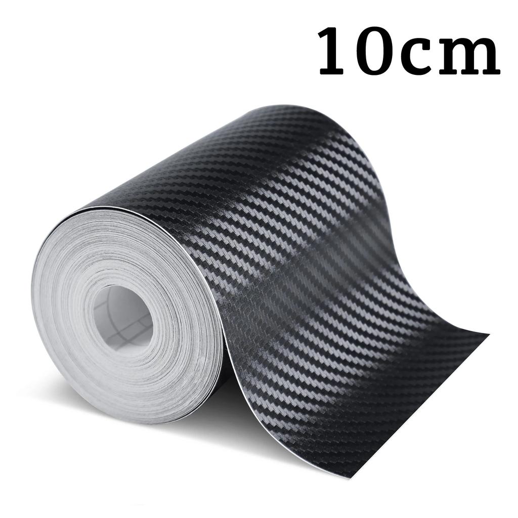 1-10m Nano Carbon Fiber Car 3D Tape Sticker Wrap Door Mirror Paste Protector Strip DIY Protection Film Waterproof Adhesive Vinyl