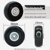 Universal Wheel Replacement for Luggage Suitcase: Leather Caster Rubber Roller Rim Repair Accessories