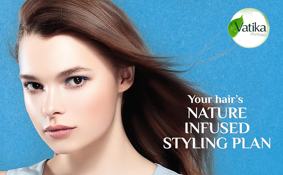 Tropical Coconut Styling Hair Cream (65mL) | Promotes Volume and Thickness | Nourishing Vatika Oils | For Fine and Limp Hair