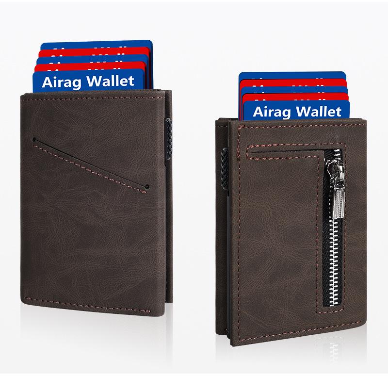 Geldbörse & Kartenhalter mit großer Kapazität und Entmagnetisierungsschutz für Damen und Herren