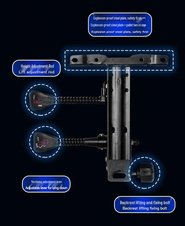 Ergonomischer Liege-Gaming- und Bürostuhl für Zuhause oder Internetcafé