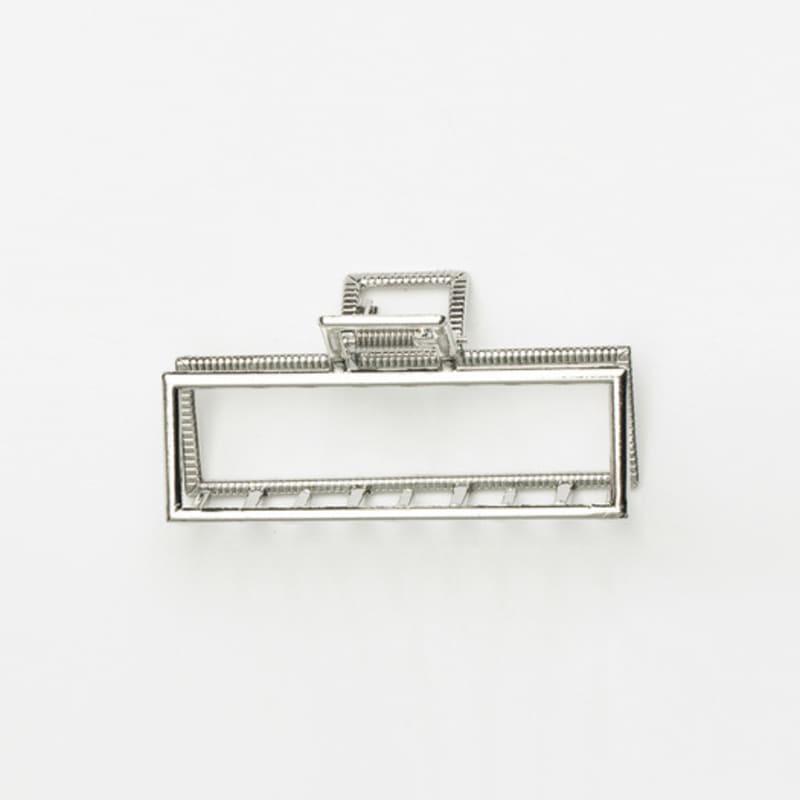

SUNDAY DISCO CLUB SQUARE HAIRPIN SILVER SILVER
