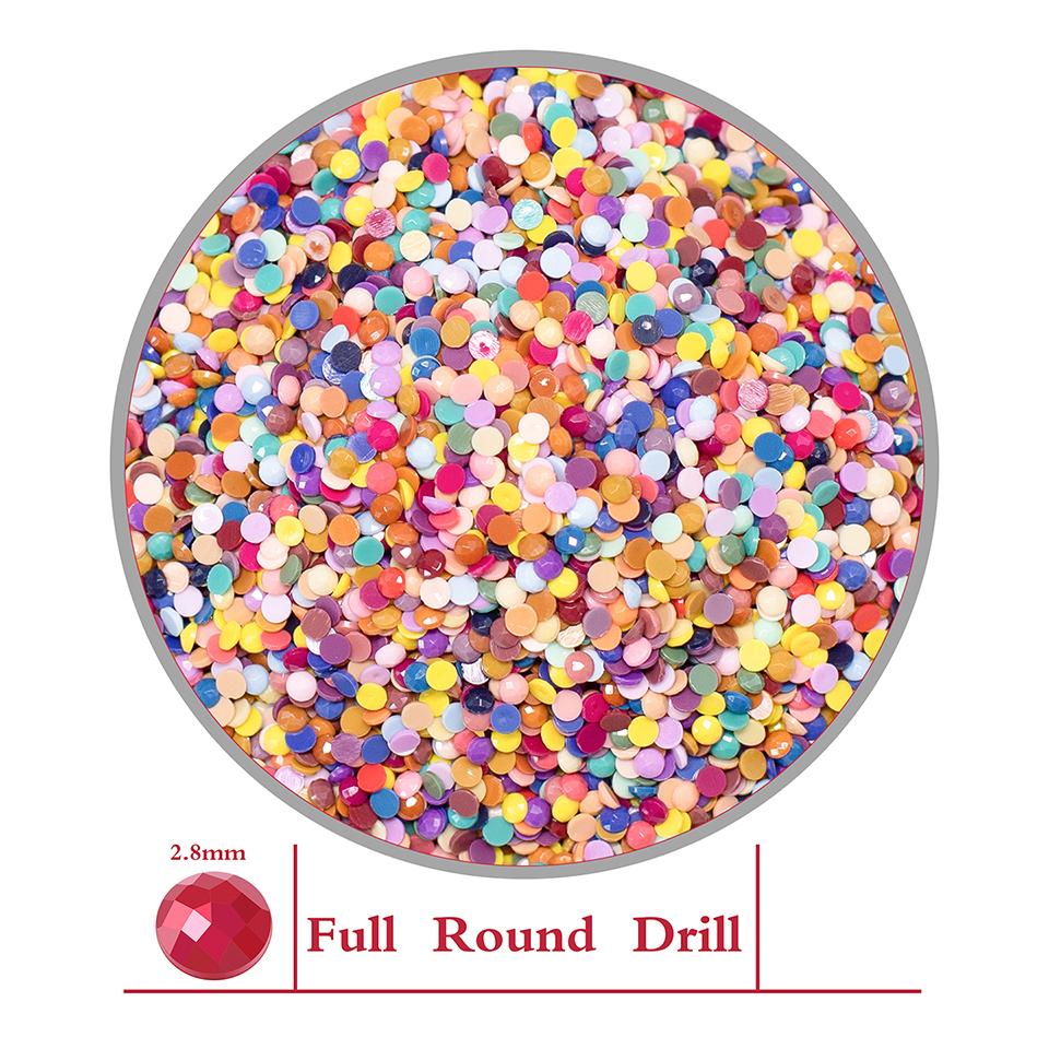5D DIY Diamond Painting Landscape Rhinestone Picture Round Diamond Embroidery Rhinestone Mosaic Home Decoration Gift Kit