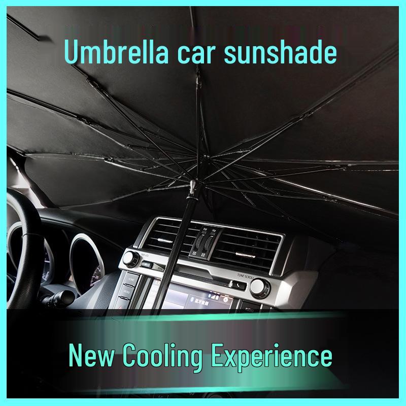 Small Car Windshield Sunshade - Heat Insulation & Sun Protection
