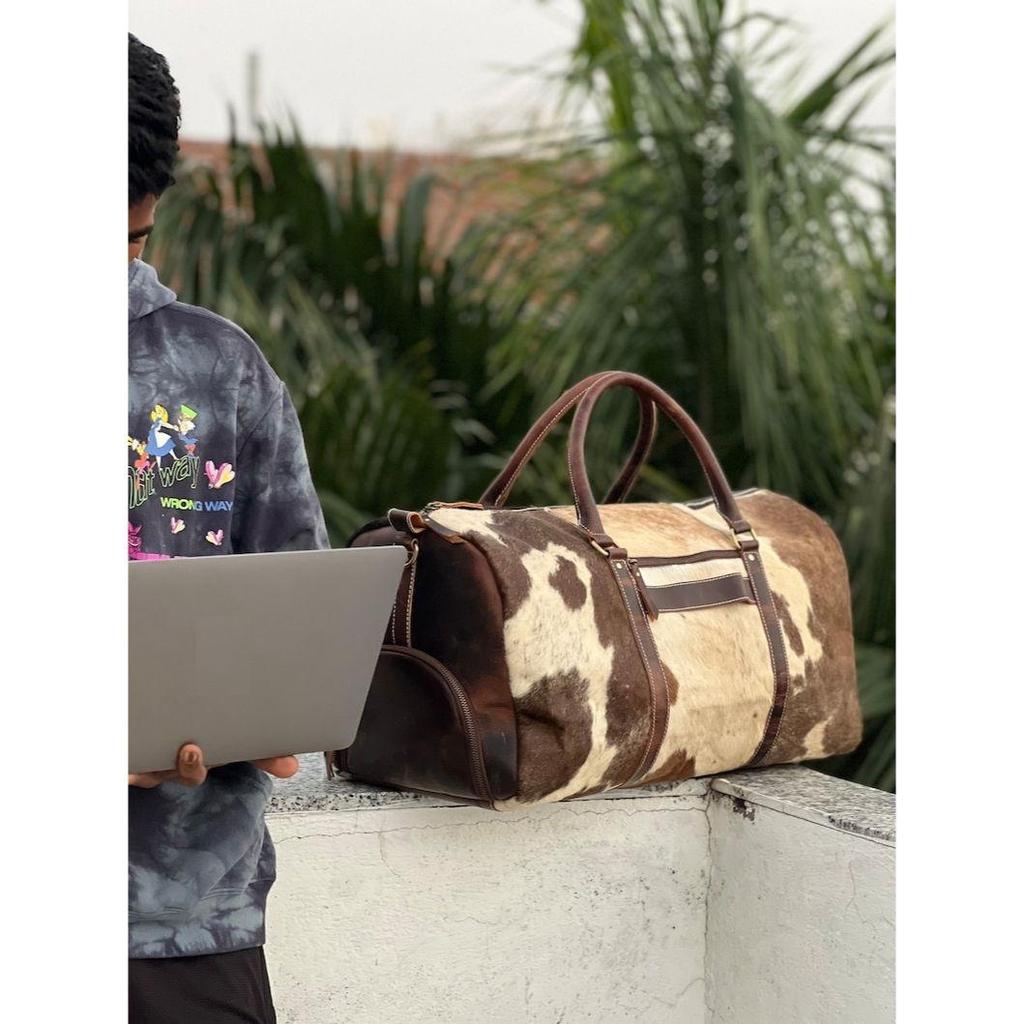 Duffelbag, Weekendbag Reiseveske, Håndbåret Skinnveske for Kvinner/Menn, Reiseveske for Gutter og Jenter, Gymbag, Skulderduffelbag